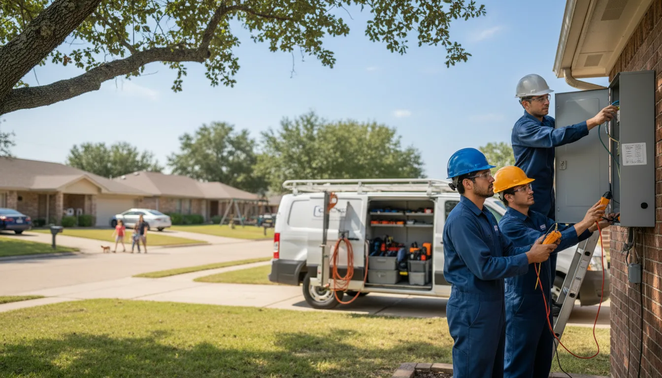 Certified electrician providing emergency electrical services in Gepp, AR
